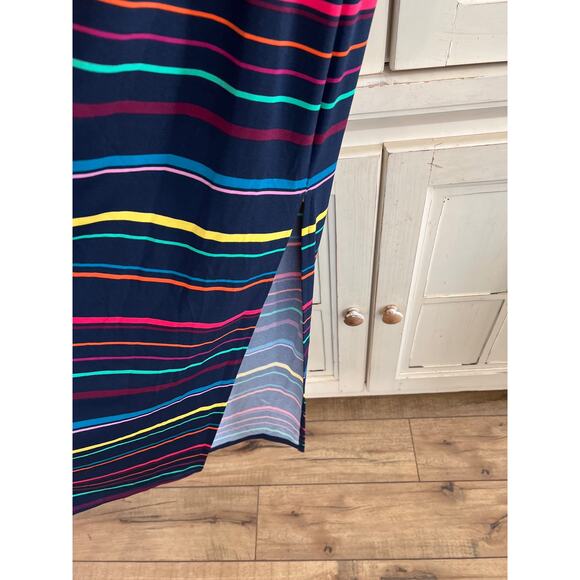 NWT Market & Spruce size small colorful striped maxi dress - Picture 5 of 5